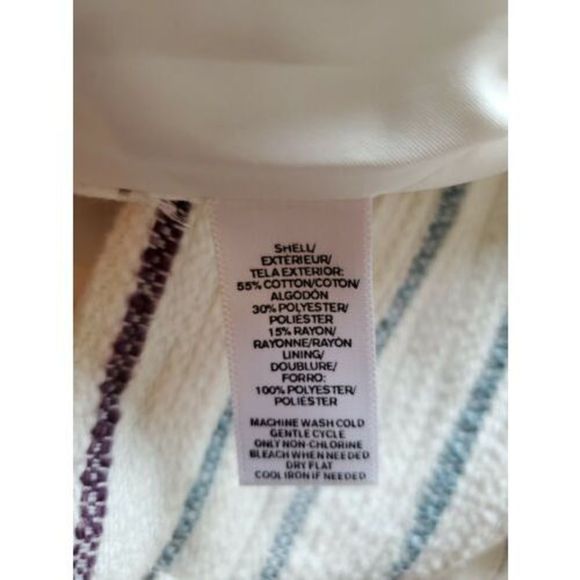 Ann Taylor Loft Skirt Size 12 Women's Short Wrap Business Career Multicolor - Picture 7 of 7